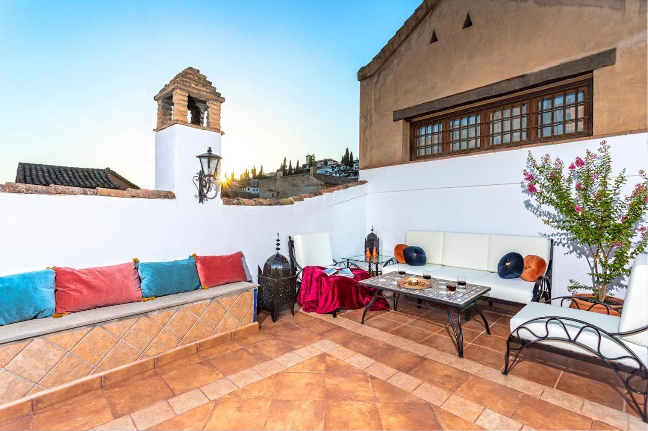 Morayma House Terrace With Views To Alhambra Villa Granada Exterior foto